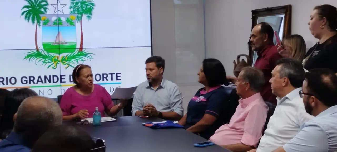 Reuniao governo rn — Sport União